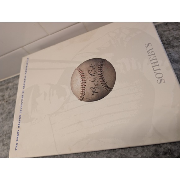 1999 SOTHEBY'S BARRY HALPER COLLECTION OF BASEBALL MEMORABILIA‎  3 BOOKS in set - Picture 2 of 12